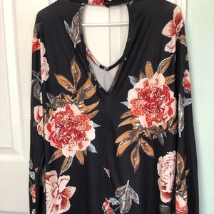 Ecowish floral Mini Dress or Long shrt
